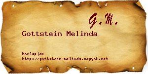 Gottstein Melinda névjegykártya